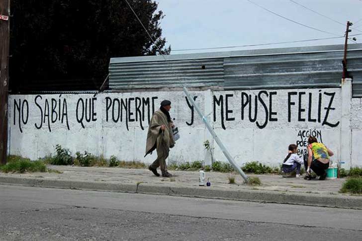 Estos graffitis llenos de humor, consejos y mensajes de amor, te sacarán más de una sonrisa