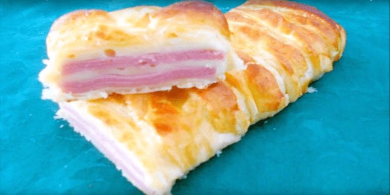 Aprende a hacer una deliciosa trenza de jamón y queso en pocos minutos