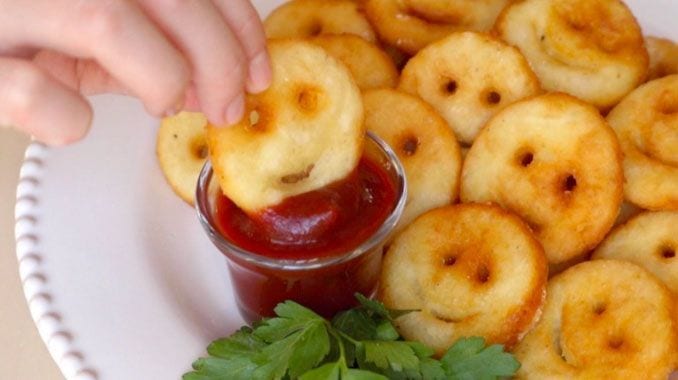 patatas sonrientes