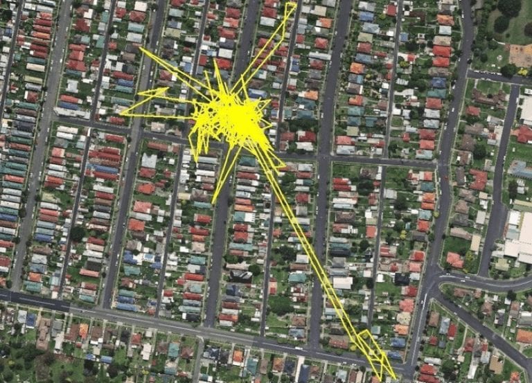 Puso un GPS para saber dónde iba su gato por las noches, y el resultado es sorprendente