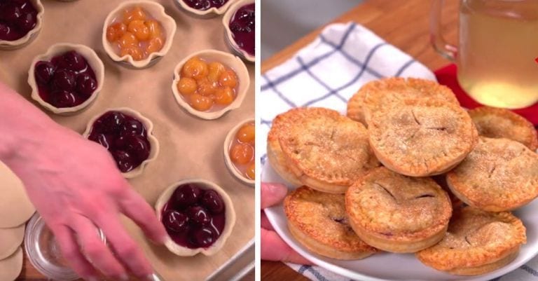 Descubre esta original forma de comer fruta: deliciosos mini pasteles muy fáciles de hacer