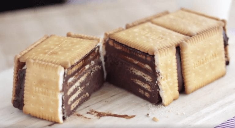 Nueva versión de la clásica tarta de galletas con la que te chuparás los dedos