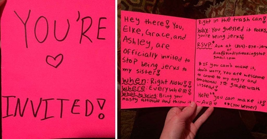 respuesta bullying invitacion