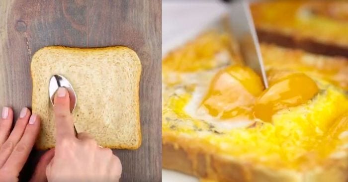 tostadas deliciosas huevo queso