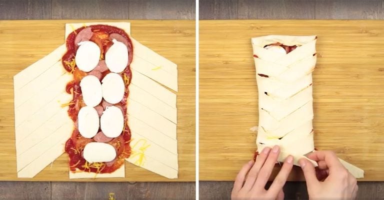 ¿Es esta la pizza más rara que has visto? También es la más deliciosa