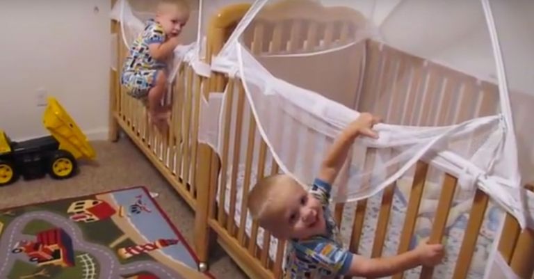 Si acostar a tus hijos es un drama diario, vas a morir de envidia con este vídeo