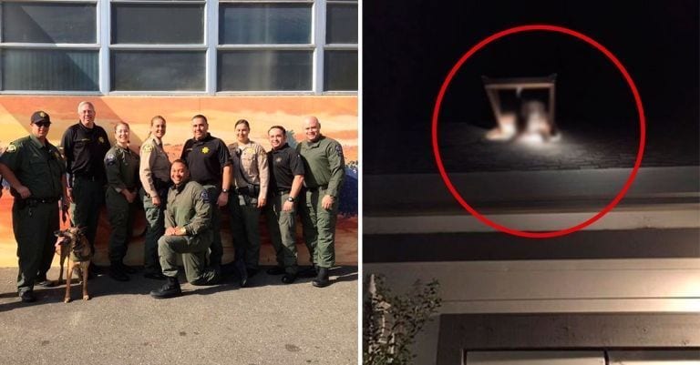 Policías armados acaban «muertos de risa» al descubrir al intruso que buscaban