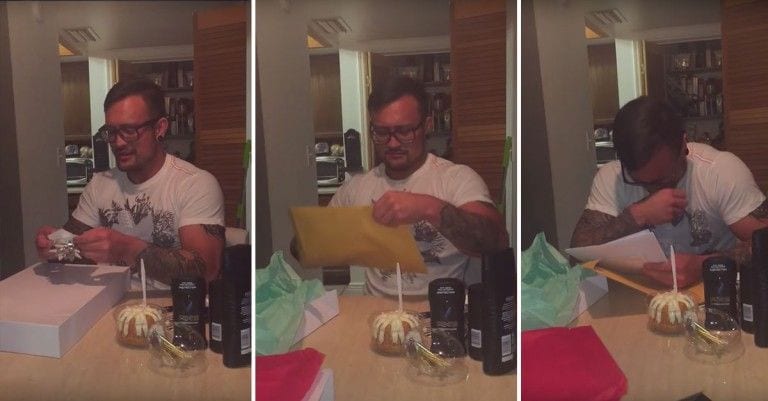 Le entregan un sobre con el mejor regalo del mundo