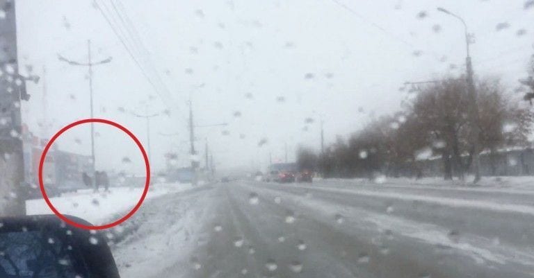 Averigua qué es lo más raro que puede causar un accidente en una carretera nevada