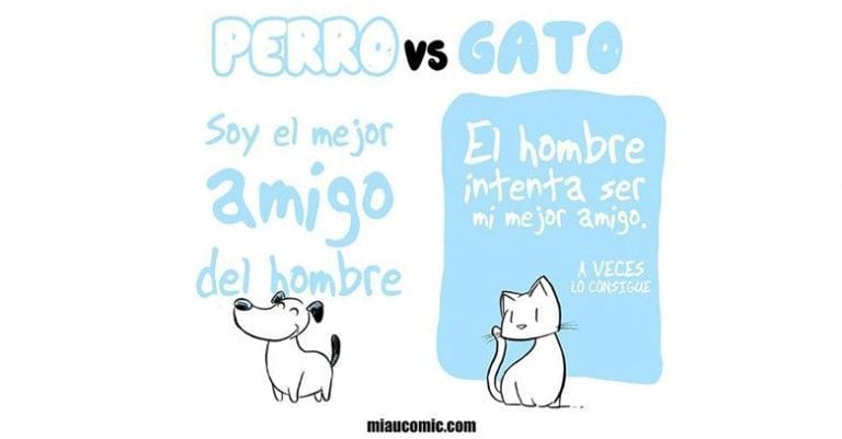 7 viñetas que ilustran a la perfección las diferencias entre perros y gatos