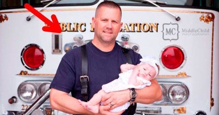 bombero adopta bebe