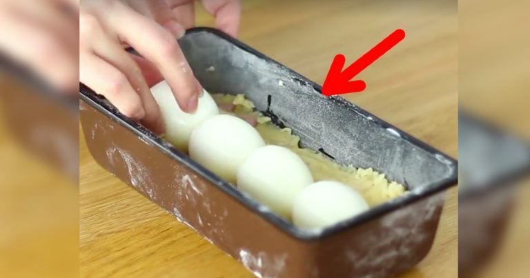 Pastel de patata de Pascua, con huevos duros