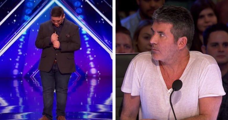 Se puso muy nervioso en el escenario, pero cuando comenzó a cantar todo cambió