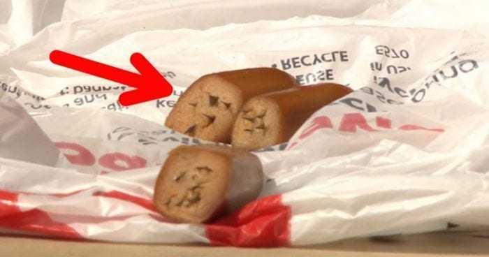 carne pinchos perros