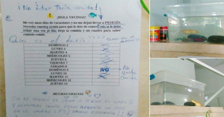 Los vecinos se relacionan gracias a un pez llamado Pesesín
