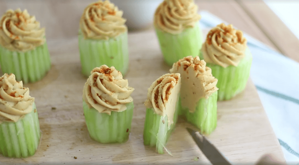 cupcake pepino humus