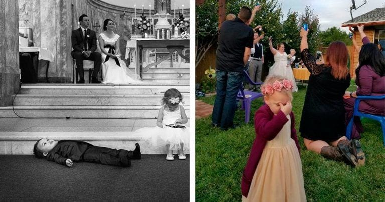 12 niños a los que las bodas les parece un auténtico aburrimiento