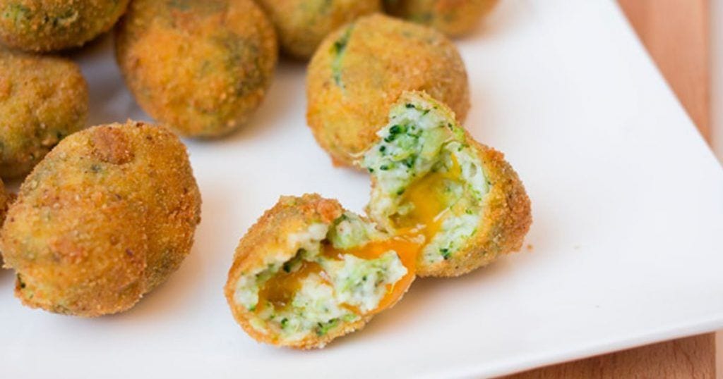 croquetas brocoli queso