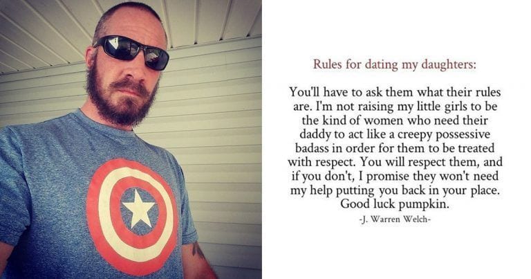 Tajantes «reglas» que pone este hombre para quien quiera salir con sus hijas