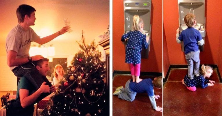 10 divertidas fotografías que demuestran que los hermanos son una «adorable pesadilla»