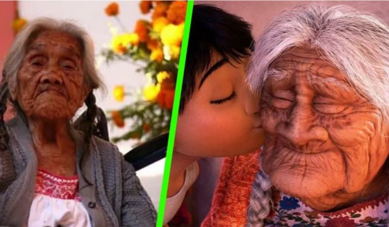 A los 108 años Mamá Coco celebró su cumpleaños